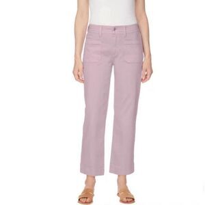 BUFFALO David Bitton Women’s Crop Pant Brigette Size 12 High Rise Soft Lilac NWT